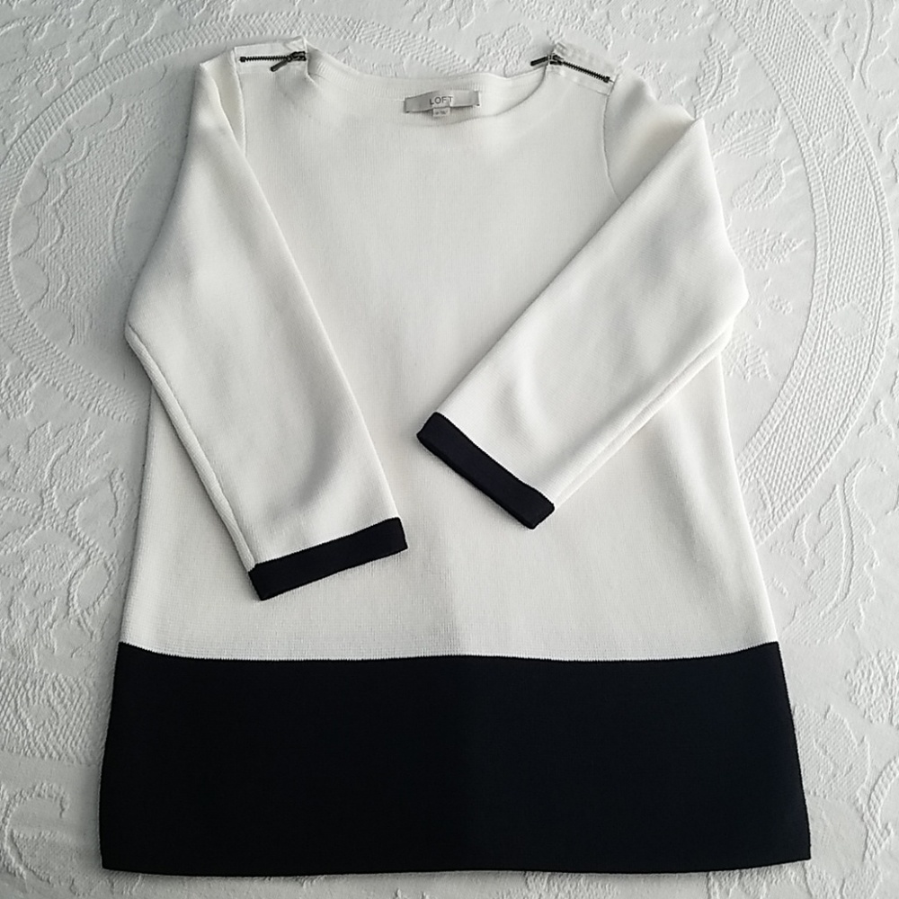 Loft Color Block Sweater - image 1